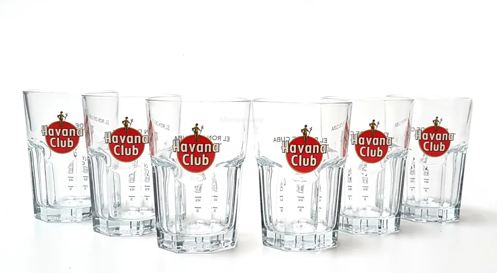 Havana Club Gläser Set – 6x Gläser Geeicht 2/4cl 3 Havana Club Gläser Set – 6x Gläser Geeicht 2/4cl