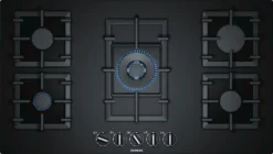 Siemens IQ500 EP9A6QB90, Schwarz, Integriert, Gaskochfeld, Glas, 5 Zone(n), 5 Zone(n)