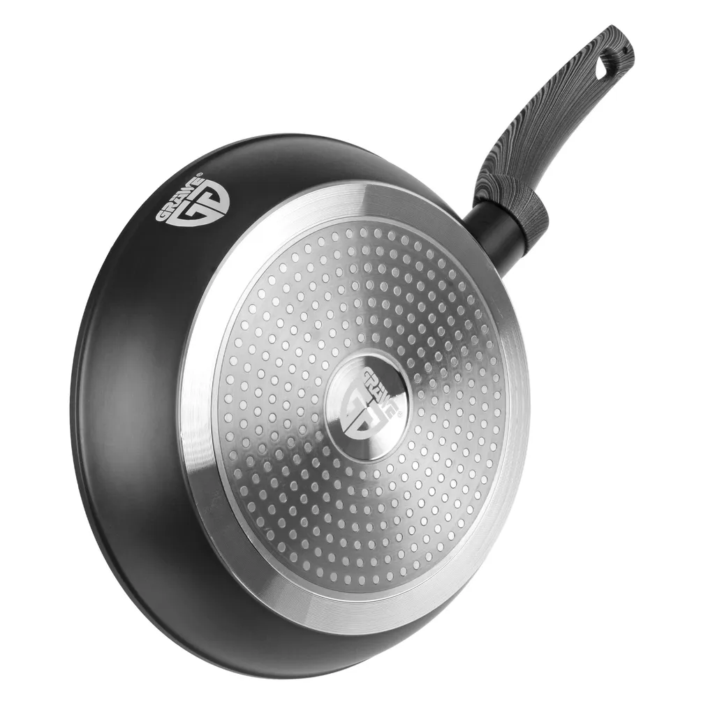 GRÄWE Aluminium-Pfannenset, Ø 20 Cm, Ø 24 Cm, Ø 28 Cm, Beschichtet, 3-teilig, Inkl. Pfannenwender 5 GRÄWE Aluminium-Pfannenset, Ø 20 Cm, Ø 24 Cm, Ø 28 Cm, Beschichtet, 3-teilig, Inkl. Pfannenwender – Bild 3