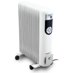 Teesa Elektrischer Ölradiator TSA8037-2, 2500W 11 Rippen, Weiß