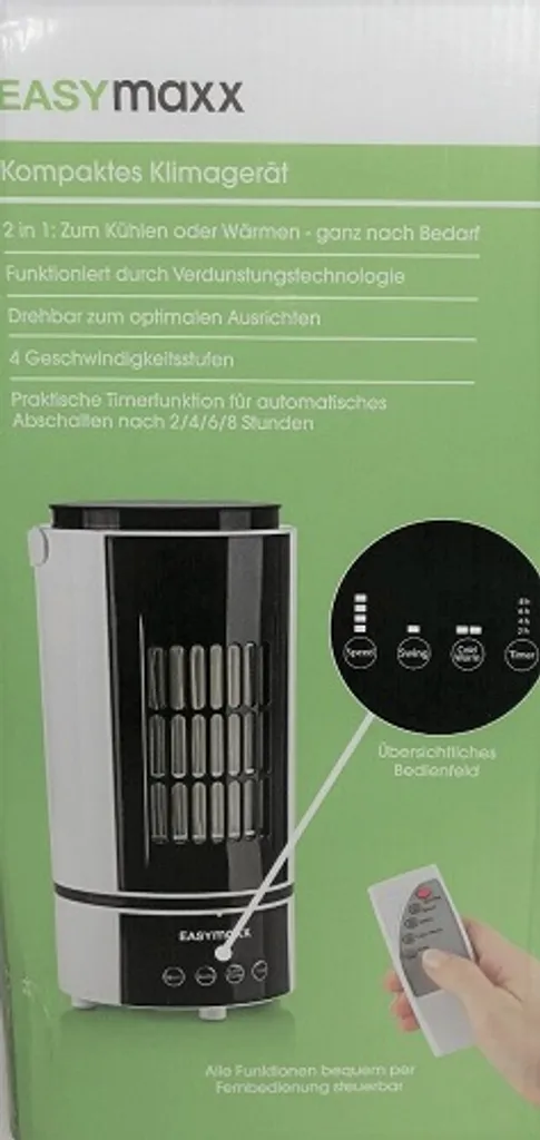 EASYmaxx Mobile Mini-Klimaanlage - Zum Kühlen Oder Wärmen 16 EASYmaxx Mobile Mini-Klimaanlage - Zum Kühlen Oder Wärmen – Bild 14