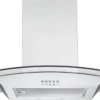 Dunstabzugshaube / Glasschirmhaube Respekta CH 0160 IXB 60cm Edelstahl