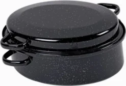 Krüger Gänse Bräter Induktion Braten Schmor Topf Deckel Schwarz Oval Emaille 7L -Kaufland Verkäufe 1243439b88d1916e9262d6cb34444c26