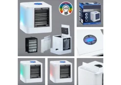 Cepewa Mini Klimaanlage,USB Stromanschluß,Luftkühler,7 LED Farbstufen -Kaufland Verkäufe 12896a5ccb4e746f8df2c4b9e0467926