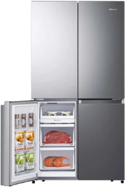 Hisense RQ758N4SAIE Cross Door-Kühl-Gefrier-Kombination - 609L Gesamtvolumen - LED-Display - LED-Innenbeleuchtung - Türalarm - MultiAirFlow - Twist Ice Maker - Total No Frost - Fast Freeze - SuperCool - NoFrostPlus -Kaufland Verkäufe 12ed22533f11177046da52ed17d7e984