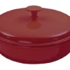 ø30cm KING® Eisengusstopf / Eisengrussbräter / Farbe: Dunkel-Rot / Ca. 9cm Hoch -Kaufland Verkäufe 1354263d1840041301e454c5ea325f29