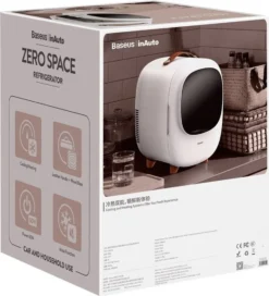 Baseus Mini Beauty Kühlschrank Für Kosmetik Reisekühlschrank Mit Heizung 8l 220V EU / 12V Weiß -Kaufland Verkäufe 137b956c5f647b91c09393d83135c641