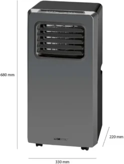 Clatronic Klimagerät CL 3672 Mit LED-Display - Farbe: Anthrazit/Silber - Funktionen: Kühlen, Entfeuchten, Gebläse - 880 W - Inkl. 1,5 M Abluftschlauch + Fensterabluft-Kit + Infrarot-Fernbedienung; 263 808 -Kaufland Verkäufe 13ee41cba11bca26b7656b2853f0ebaa