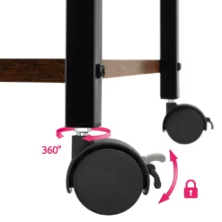 Tectake Servierwagen Worcester 65x41,5x87cm - Industrial Dunkelbraun -Kaufland Verkäufe 14268f19a69bf460a72e5d27ec55d386