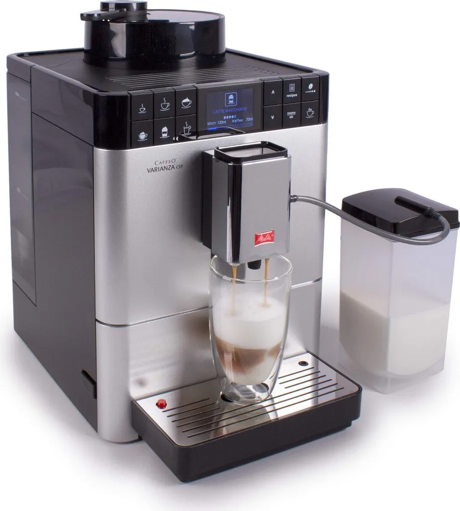 Melitta Caffeo Varianza CSP F570-101 Kaffeevollautomat Mit Milchbehälter, One Touch Funktion - Silber 8 Melitta Caffeo Varianza CSP F570-101 Kaffeevollautomat Mit Milchbehälter, One Touch Funktion - Silber – Bild 6