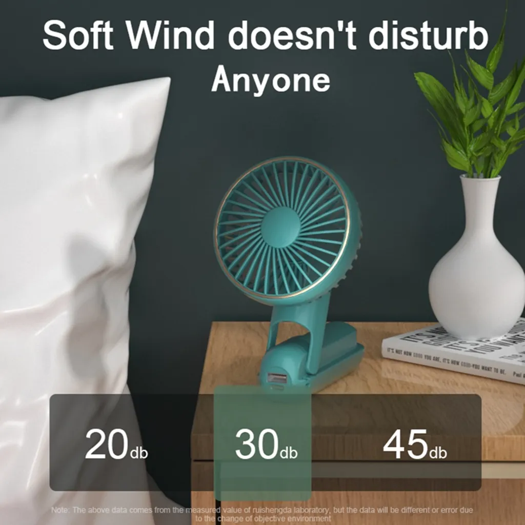 Tragbarer Handventilator Mini Lüfter Wiederaufladbar USB Mini Ventilator Taschenventilator (Rosa) 5 Tragbarer Handventilator Mini Lüfter Wiederaufladbar USB Mini Ventilator Taschenventilator (Rosa) – Bild 3