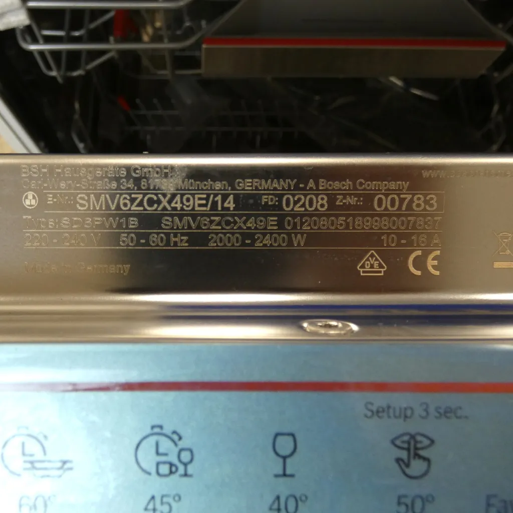 Bosch Geschirrspüler SMV6ZCX49E, Vollintegrierbar, 60 Cm 22 Bosch Geschirrspüler SMV6ZCX49E, Vollintegrierbar, 60 Cm – Bild 20