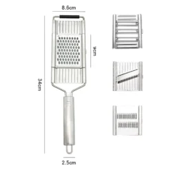 4-fach Gemüsehobel Mit 3 Zusätzlichen Einsätzen. V-Schneider, Julienneschneider Und Parmesanreibe. -Kaufland Verkäufe 1676c3ec98ab7c893945b72730aed992