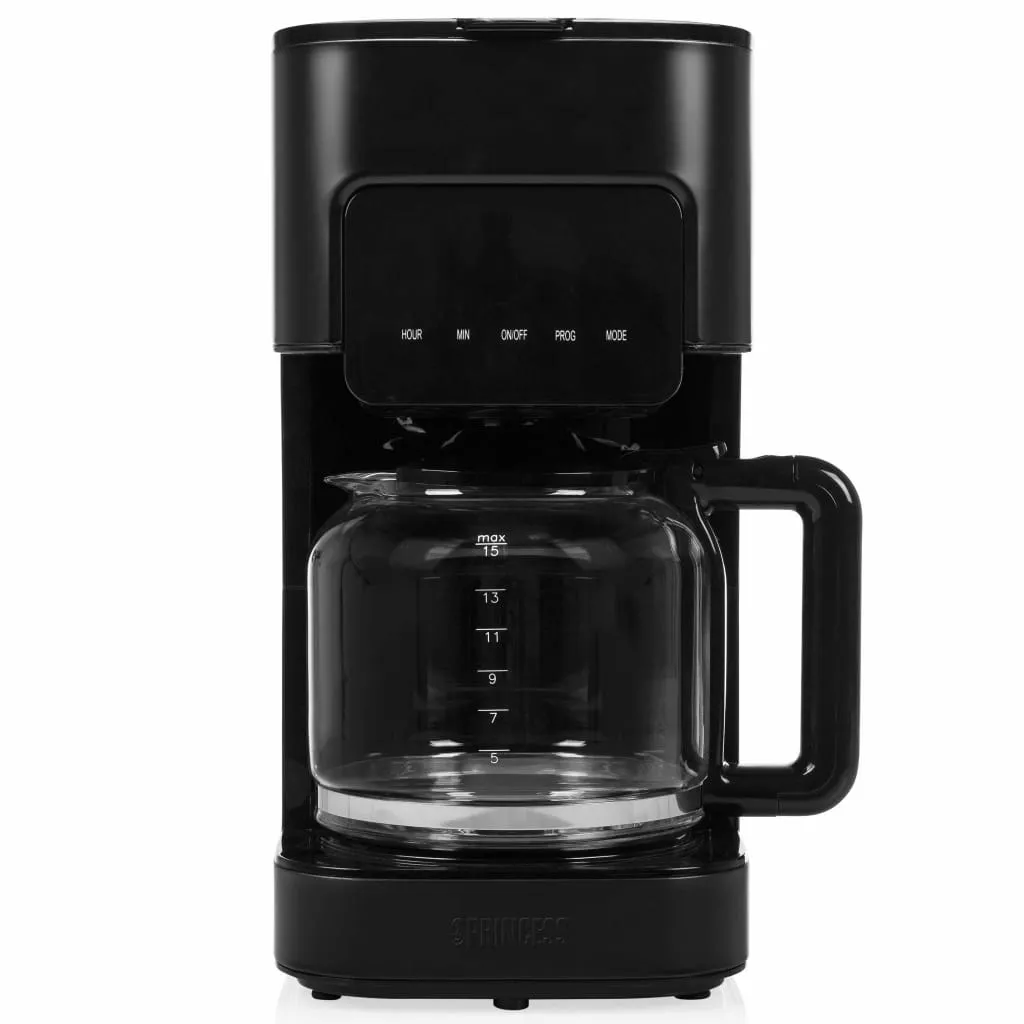Princess Deluxe Kaffeemaschine Black Steel 1,5 L 900 W Schwarz 6 Princess Deluxe Kaffeemaschine Black Steel 1,5 L 900 W Schwarz – Bild 4