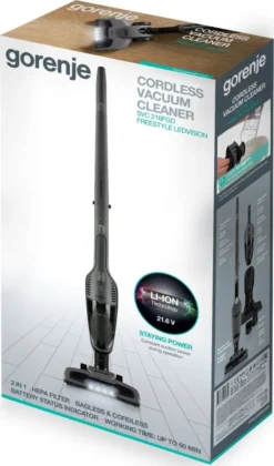 Gorenje SVC216FGD, Trocken, HEPA, 78 DB, Schwarz, Akku, 60 Min 10 Gorenje SVC216FGD, Trocken, HEPA, 78 DB, Schwarz, Akku, 60 Min -Kaufland Verkäufe 17098f05d2ec4b380c13bc7115ad6ca5