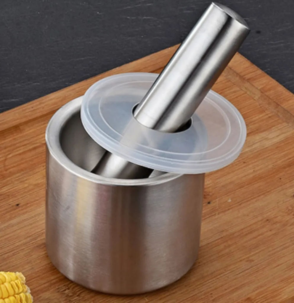 2er Set BAYLI Edelstahl Mörser Mit Stößel & Deckel - Massiver Gewürzmörser Für Die Küche - Bruchfeste Kräutermühle - Gewürzmühle Für Kräuter Und Gewürze - Tabletten Zerkleiner - Tablettenmörser 4 2er Set BAYLI Edelstahl Mörser Mit Stößel & Deckel - Massiver Gewürzmörser Für Die Küche - Bruchfeste Kräutermühle - Gewürzmühle Für Kräuter Und Gewürze - Tabletten Zerkleiner - Tablettenmörser – Bild 2