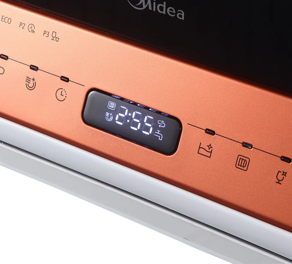 Midea Mini Geschirrspüler Tischgeschirrspüler, Spülmaschine Für 2 Maßgedecke, Funktioniert Mit/ohne Wasseranschluss, 6 Reinigungsprogramme, Startzeitvorwahl, Freistehend ST 3.20N 8 Midea Mini Geschirrspüler Tischgeschirrspüler, Spülmaschine Für 2 Maßgedecke, Funktioniert Mit/ohne Wasseranschluss, 6 Reinigungsprogramme, Startzeitvorwahl, Freistehend ST 3.20N – Bild 6