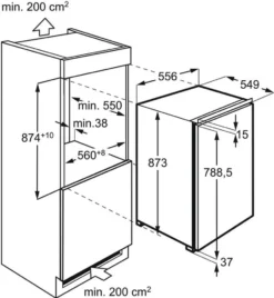 AEG SFS888DXAF Einbaukühlschrank Mit Gefrierfach 118 L FrischeZone Display 14 AEG SFS888DXAF Einbaukühlschrank Mit Gefrierfach 118 L FrischeZone Display -Kaufland Verkäufe 17541227344310a25706ed4b236eb674