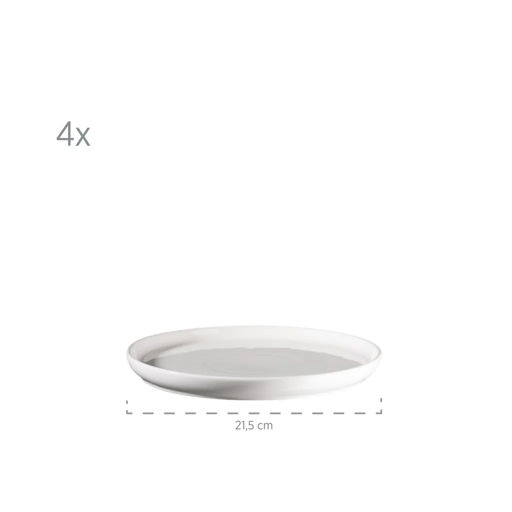 Mäser 931617 Kombiservice Finaro Für 4 Personen, Porzellan, Weiß (1 Set, 16-teilig) 6 Mäser 931617 Kombiservice Finaro Für 4 Personen, Porzellan, Weiß (1 Set, 16-teilig) – Bild 4