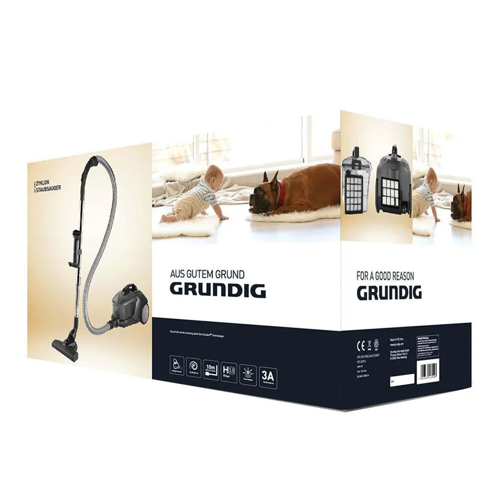 Grundig VCC6670A Zyklon Bodenstaubsauger 19 Grundig VCC6670A Zyklon Bodenstaubsauger – Bild 17
