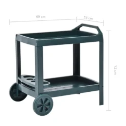 VidaXL Getränkewagen Grün 69×53×72 Cm Kunststoff -Kaufland Verkäufe 18d307f61745065f2f369323ba3f5602