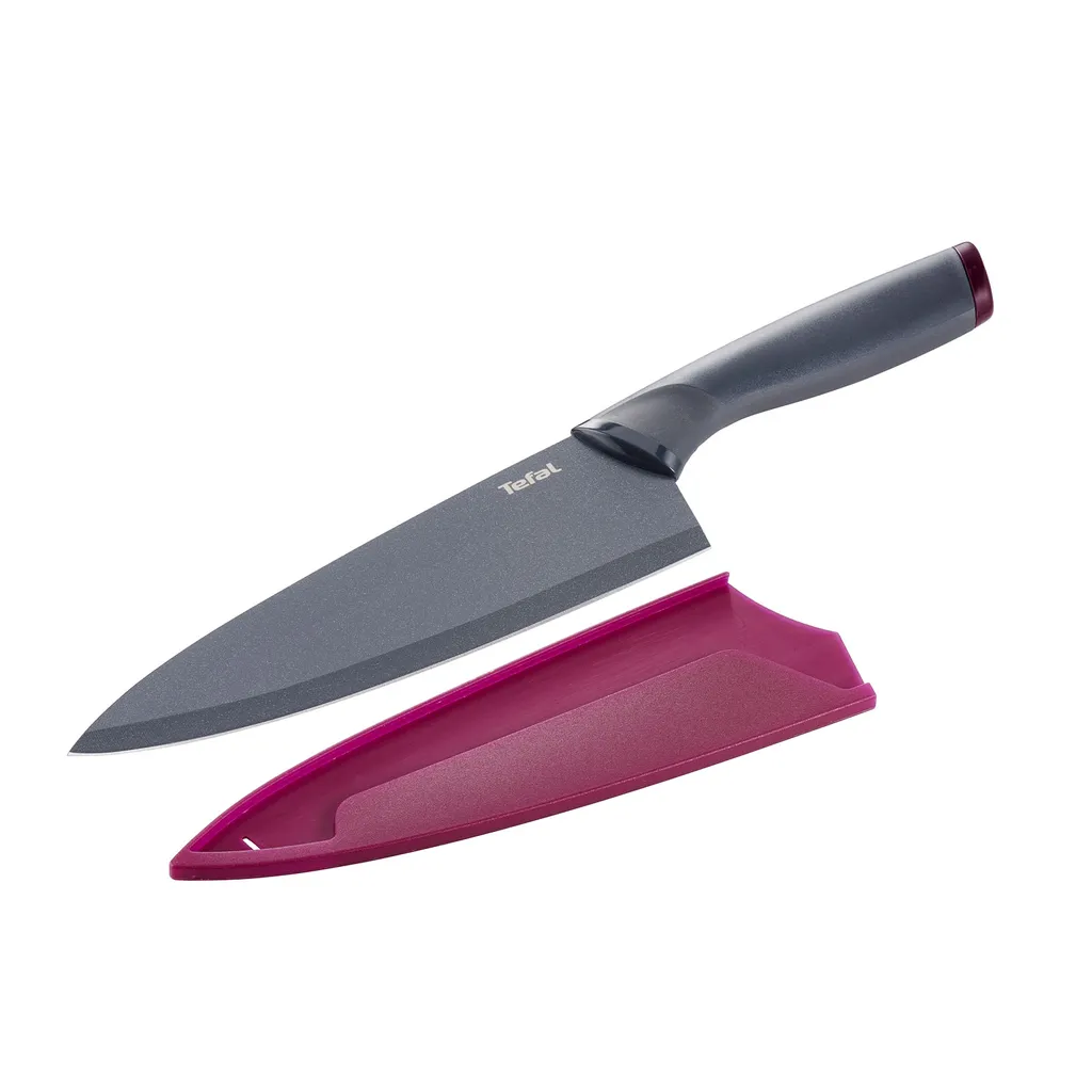 TEFAL FRESH KITCHEN Kochmesser 20 Cm Lila + Schutz 5 TEFAL FRESH KITCHEN Kochmesser 20 Cm Lila + Schutz – Bild 3