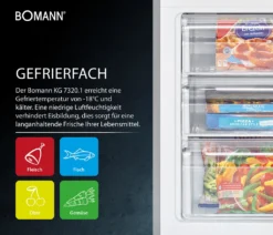 Bomann Kühl-/Gefrierkombination KG 7320.1 / 227 Liter / No Frost Funktion / 4 Sterne Gefrierfach / Inox -Kaufland Verkäufe 192364c835d7c05cc26f63b3313d388a