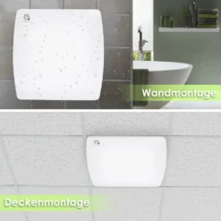 Wolketon Badluefter 150mm Feuchtesensor Timer CE Ventilator Mit Rueckflussleitblech Wandluefter -Kaufland Verkäufe 195158faa3eda2887f0c1a04211aa987 1