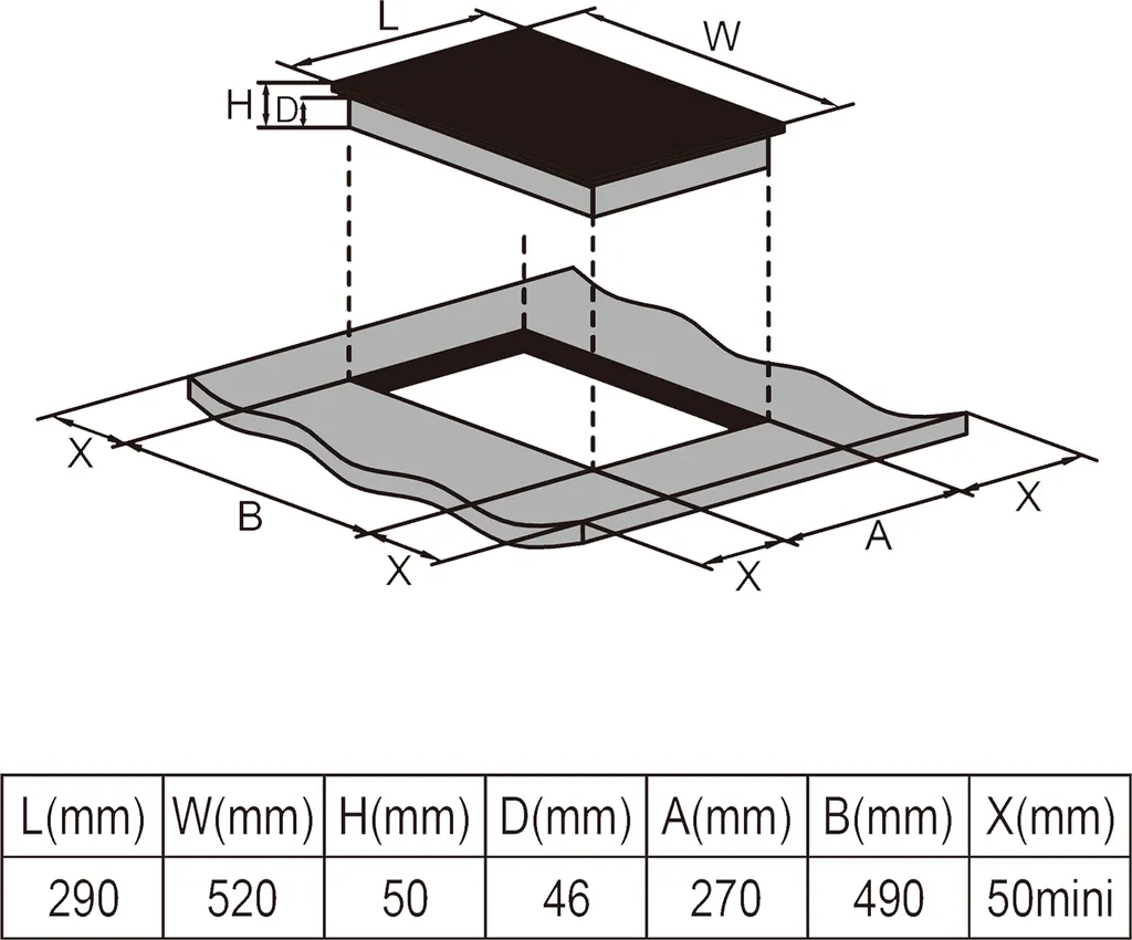 PKM Glaskeramik-Doppelkochplatte EB-GK-2TCG 4 PKM Glaskeramik-Doppelkochplatte EB-GK-2TCG – Bild 2