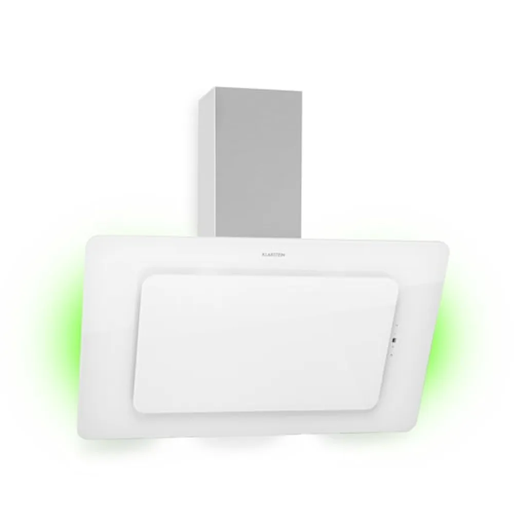 Klarstein Helena 90 Kopffreihaube , 90 Cm, Umluft & Abluft , LED-Beleuchtung, Weiß 3 Klarstein Helena 90 Kopffreihaube , 90 Cm, Umluft & Abluft , LED-Beleuchtung, Weiß