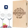 Leonardo Weingläser Oma Ist Die Beste & Opa Ist Der Beste Im 2er Set - Inkl. Gravierter Vintage-Holzkiste - Geschenk Für Oma & Opa - Geburtstag Großeltern -Kaufland Verkäufe 1b016046ad8a40ee6b1399f66168dff1