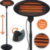 TroniTechnik Quartz-Heizstrahler Mit 3 Stufen, Verstellbarer Teleskopstange Und Kopf