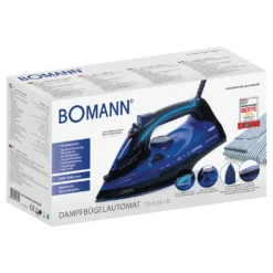 Bomann Dampfbügelautomat DB 6038 CB Schwarz/blau, 2800 W, Superglide -Kaufland Verkäufe 1ba1a89c92c0a38c55bc030e58653c89