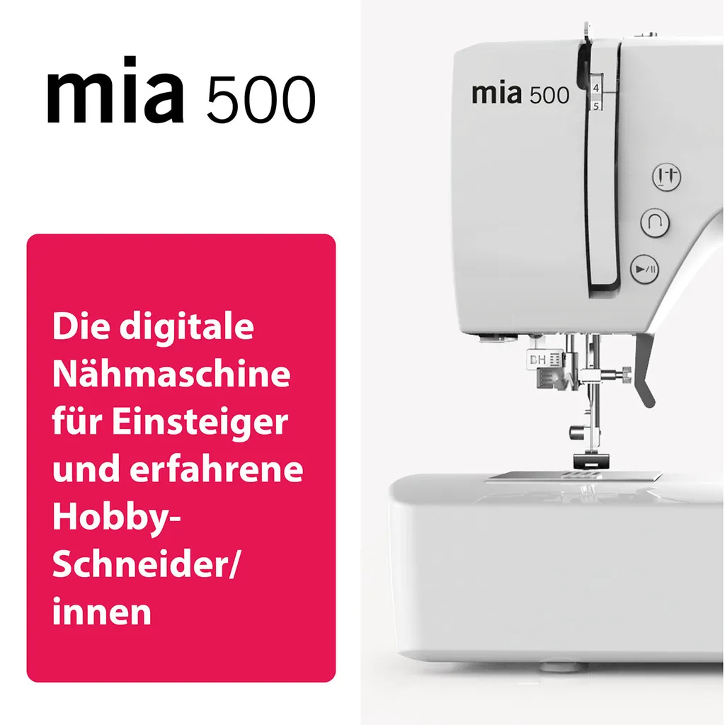 Digitale Nähmaschine GLAESER® Home Mia 500 4 Digitale Nähmaschine GLAESER® Home Mia 500 – Bild 2
