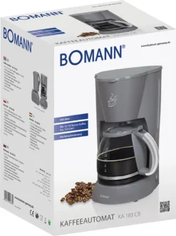 BOMANN Kaffeeautomat KA 183 CB Grau Filter Kaffeemaschine 12–14 Tassen 900W 13 BOMANN Kaffeeautomat KA 183 CB Grau Filter Kaffeemaschine 12–14 Tassen 900W -Kaufland Verkäufe 1c74958af2da1a5d79c657e078b1802f