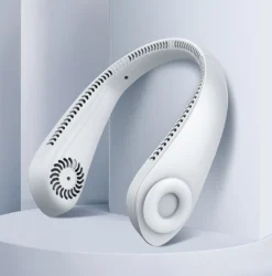 Flexibler Halsventilator, Leiser Blattloser Sportventilator, USB Drehbarer Nackenkühler Zum Aufhängen Für Outdoor Sportarten, Weiß -Kaufland Verkäufe 1c9fbd580133db53b84e6c28630edd46