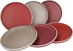 Van Well Liz 24tlg Kombi-Service 6 Pers. Steingut Sand Rot Terracotta Geschirrset -Kaufland Verkäufe 1cf7f9e92fd38dfe58155f5b54143e07