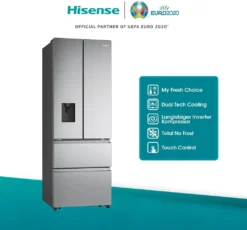 Hisense RF632N4WIE French Door Kühl-Gefrierkombination/ NoFrostPlus/ Inverter-Kompressor/ Wasserspender/ CrispZone/ 200 Cm/ Kühlteil 336 L/ Gefrierteil 149 L/ 38 DB/ 295 KWh/ Jahr/ Inox-Look -Kaufland Verkäufe 1d436ce83dd8e4fa4dbbaf7c2c04eef2