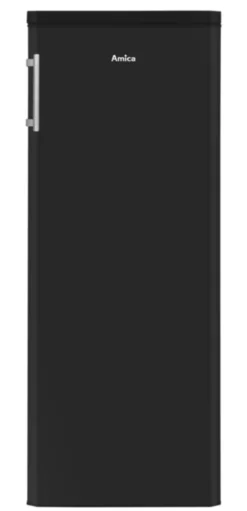 Amica VKS 354 125 SM Vollraumkühlschrank Schwarz Matt LED Kühlschrank