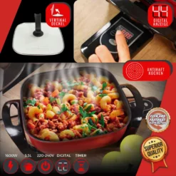 Starlyf®Digital Cooker - XXL Elektrische Bratpfanne Mit Digitalem Thermostat Und Temperaturanzeige, 1600 Watt, 5,5 Liter Fassungsvermögen, Partypfanne - Aus Der TV Werbung 24 Starlyf®Digital Cooker - XXL Elektrische Bratpfanne Mit Digitalem Thermostat Und Temperaturanzeige, 1600 Watt, 5,5 Liter Fassungsvermögen, Partypfanne - Aus Der TV Werbung -Kaufland Verkäufe 1e3402b0687cca59ad872b6f571c87f7