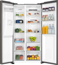 Haier HSR3918FIMP Kühl-Gefrierkombination Side By Side, NoFrost, Wasser- Und Eiswürfeldispenser -Kaufland Verkäufe 1e7a01dd711c9625a393354db3bfa48f