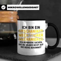Lustige Tasse Automechaniker KFZ Mechaniker Geschenk Mechatroniker Werkstatt Tasse (Schwarz) -Kaufland Verkäufe 1e7ad2fc84454c13b91044efdadabece
