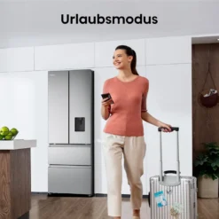 Hisense RF632N4WIE French Door Kühl-Gefrierkombination/ NoFrostPlus/ Inverter-Kompressor/ Wasserspender/ CrispZone/ 200 Cm/ Kühlteil 336 L/ Gefrierteil 149 L/ 38 DB/ 295 KWh/ Jahr/ Inox-Look -Kaufland Verkäufe 1ea3cd73158bce9bcc8681556b6ebd99