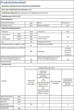Haier HSR3918FIMP Kühl-Gefrierkombination Side By Side, NoFrost, Wasser- Und Eiswürfeldispenser -Kaufland Verkäufe 1ee194d9cc108b29134e4990cf6b6ced
