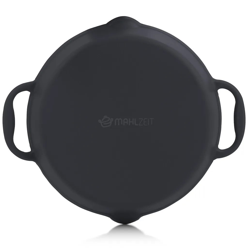 Mahlzeit Gusseisen Bratpfanne | Ø 29 Cm | Blue Berry | Zwei Griffe, Zwei Ausgießer, Emailliert 7 Mahlzeit Gusseisen Bratpfanne | Ø 29 Cm | Blue Berry | Zwei Griffe, Zwei Ausgießer, Emailliert – Bild 5