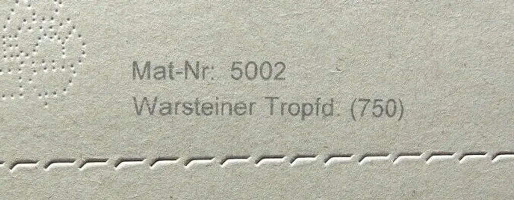 750 Warsteiner PILSKRAGEN, TROPFENFÄNGER FÜR PILSTULPE 5 750 Warsteiner PILSKRAGEN, TROPFENFÄNGER FÜR PILSTULPE – Bild 3