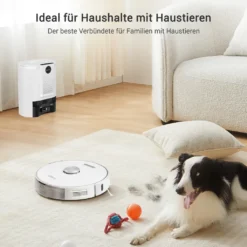 Ultenic T10 Saugroboter Mit Absaugstation, 3000Pa Saugroboter Mit Wischfunktion, Laser Navigation Saugroboter, Mehrstöckige Kartierung Staubsauger Roboter, Roboterstaubsauger Ideal Für Teppiche -Kaufland Verkäufe 2109753dad47b112560196fa176841df