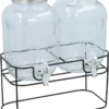 Cuisine Elegance Getränkespender Mit Ständer 2 X 4 Liter - Cocktails, Wasserspender, Saftspender, Karaffe, Glas Zapfhahn - Transparent/Schwarz 2 Cuisine Elegance Getränkespender Mit Ständer 2 X 4 Liter - Cocktails, Wasserspender, Saftspender, Karaffe, Glas Zapfhahn - Transparent/Schwarz -Kaufland Verkäufe 212881919ec8b27f016e10e683762050