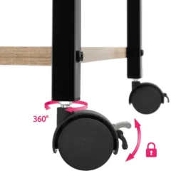 Tectake Servierwagen Rugby 65,5x45,5x88,5cm - Industrial Holz Hell, Eiche Sonoma -Kaufland Verkäufe 2171a7bee95066a3bbcb4441a7395374