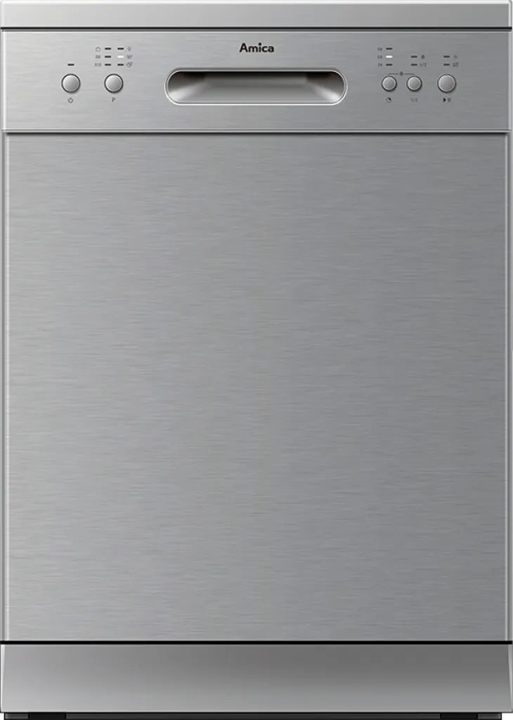 Amica GSP 14755 E, Stand-Geschirrspüler, 60 Cm, Edelstahlfront, 14 Maßgedecke, 6 Spülprogramme, 5 Temperaturen, 4 Amica GSP 14755 E, Stand-Geschirrspüler, 60 Cm, Edelstahlfront, 14 Maßgedecke, 6 Spülprogramme, 5 Temperaturen, – Bild 2